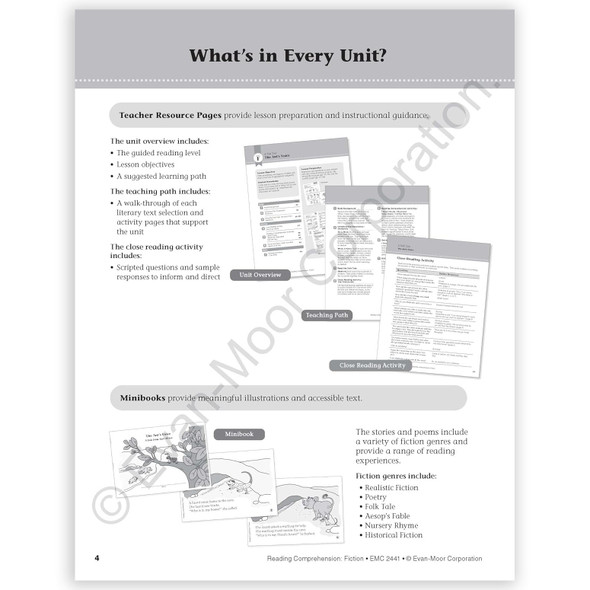 Reading Comprehension: Fiction, Grade 1