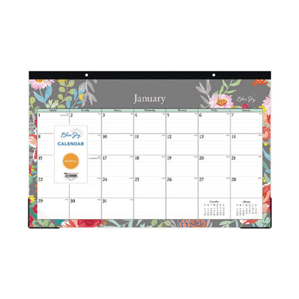 Sophie Desk Pad, Floral Artwork, 17 x 11, Multicolor Sheets, Black Binding, Clear Corners, 12-Month (Jan to Dec): 2025 Sophie Desk Pad, Floral Artwork, 17 x 11, Multicolor Sheets, Black Binding, Clear Corners, 12-Month (Jan to Dec): 2025