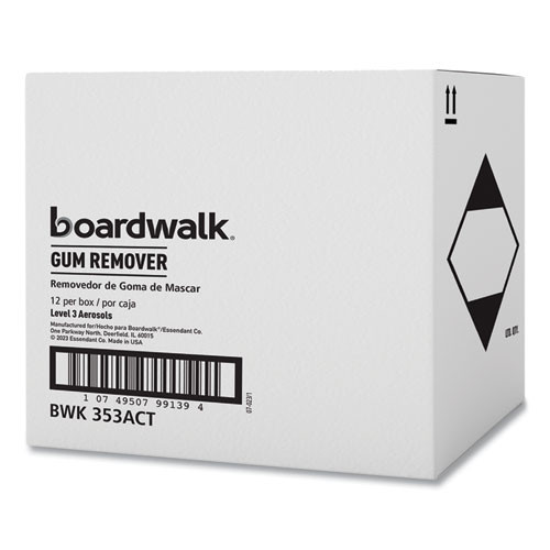 Chewing Gum and Candle Wax Remover, Unscented, 6.5 oz Aerosol Spray, 12/Carton