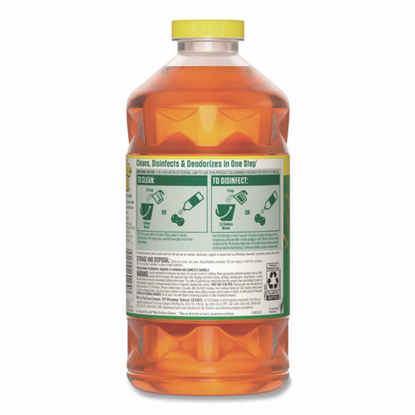 Multi-Surface Cleaner Disinfectant Concentrated, Pine Scent, 80 oz Bottle, 6/Carton