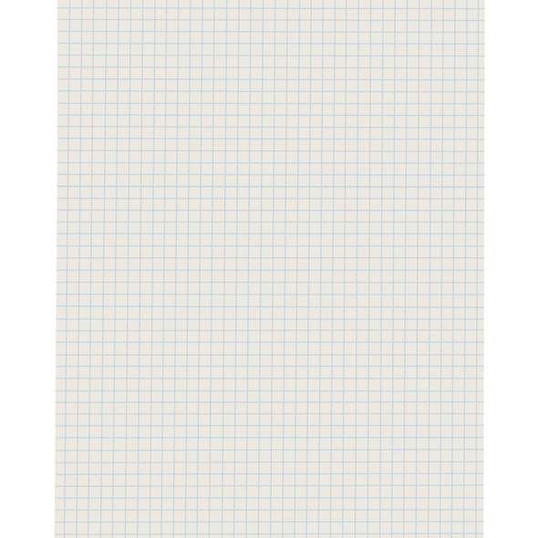 Grid Ruled Drawing Paper, White, 1/4" Quadrille Ruled, 9" x 12", 500 Sheets