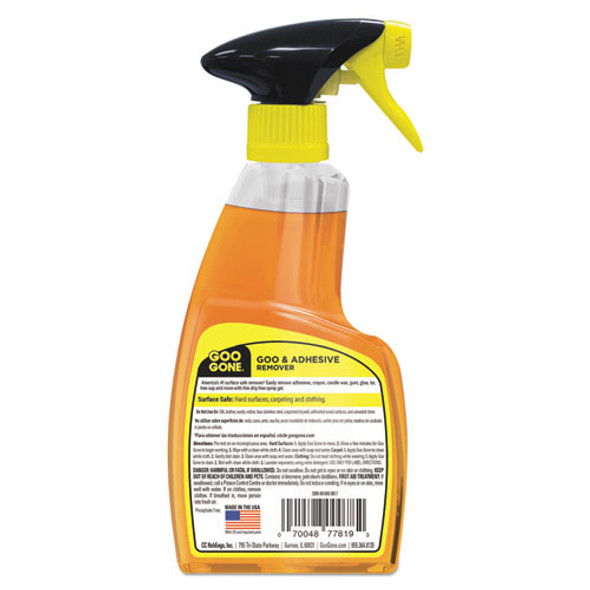 Spray Gel Cleaner, Citrus Scent, 12 oz Spray Bottle