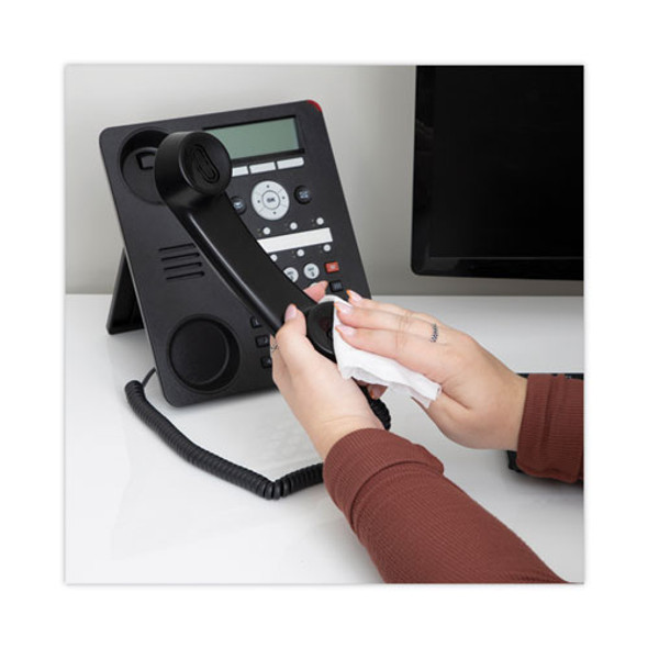 PhoneKleen Wet Wipes, Cloth, 5 x 5, 50/Tub PhoneKleen Wet Wipes, Cloth, 5 x 5, 50/Tub