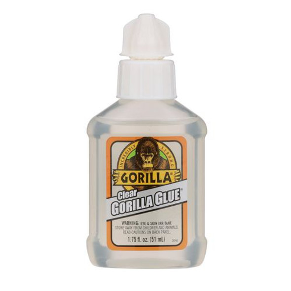 Clear Gorilla Glue, 1.75 oz Bottle Clear Gorilla Glue, 1.75 oz Bottle