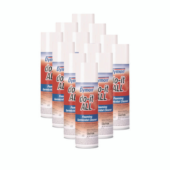 do-it-ALL Germicidal Foaming Cleaner, 18 oz Aerosol Spray, 12/Carton do-it-ALL Germicidal Foaming Cleaner, 18 oz Aerosol Spray, 12/Carton