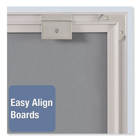 Matrix Magnetic Boards, 34" x 23", White Surface, Satin Aluminum Frame