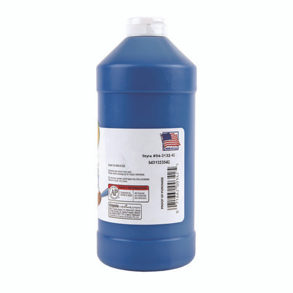 Artista II Washable Tempera Paint, Blue, 32 oz Bottle
