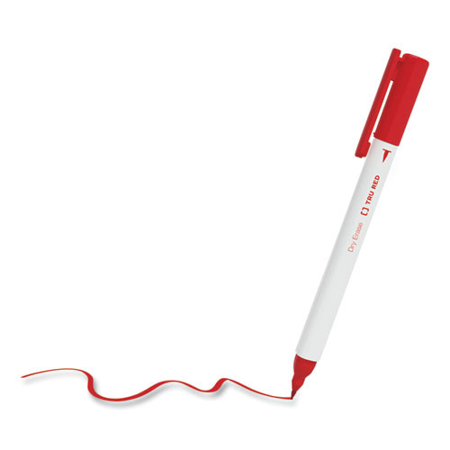 Dry Erase Marker, Pen-Style, Extra-Fine Bullet Tip, Assorted Colors, 4/Pack