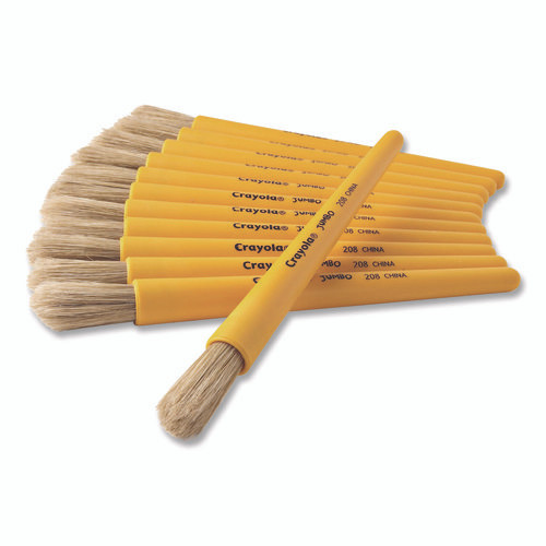 Art Brushes So Big, 7.63" Long, Natural Hair, 1.38" Round Brush