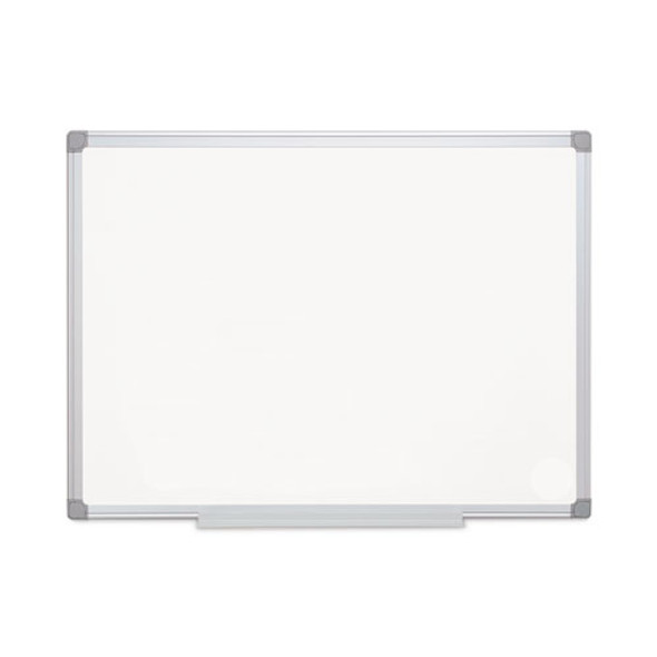 Earth Gold Ultra Magnetic Dry Erase Boards, 36" x 48", White Surface, Satin Aluminum Frame