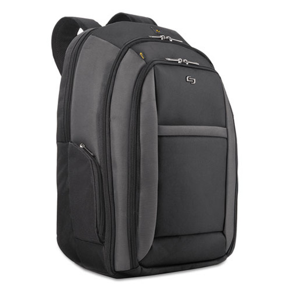 Pro CheckFast Backpack, Fits Devices Up to 16", Ballistic Polyester, 13.75 x 6.5 x 17.75, Black