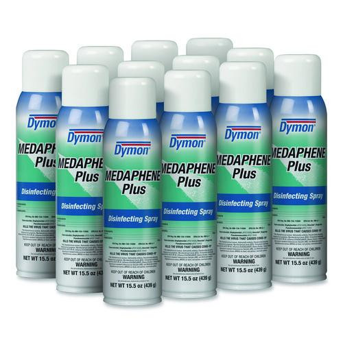 Medaphene Plus Disinfectant Spray, 15.5 oz Aerosol Spray, 12/Carton