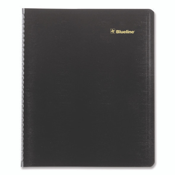 Plan and Link Monthly Planner, 11" x 9.06", Black Cover, 16-Months: Sept 2024 to Dec 2025