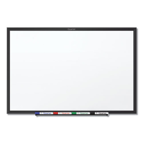 Classic Series Total Erase Dry Erase Boards, 72" x 48", White Surface, Black Aluminum Frame