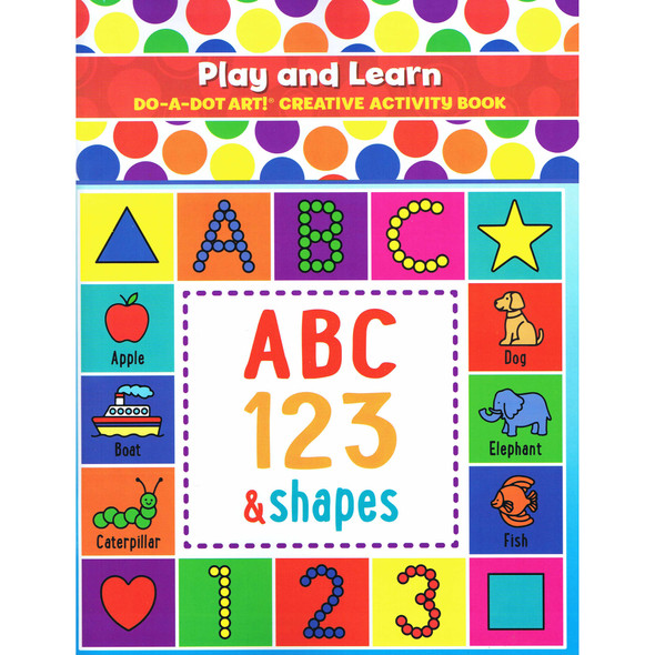 Play & Learn ABC Numbers & Shapes Creative Art & Activity Book, Pack of 6 Play & Learn ABC Numbers & Shapes Creative Art & Activity Book, Pack of 6