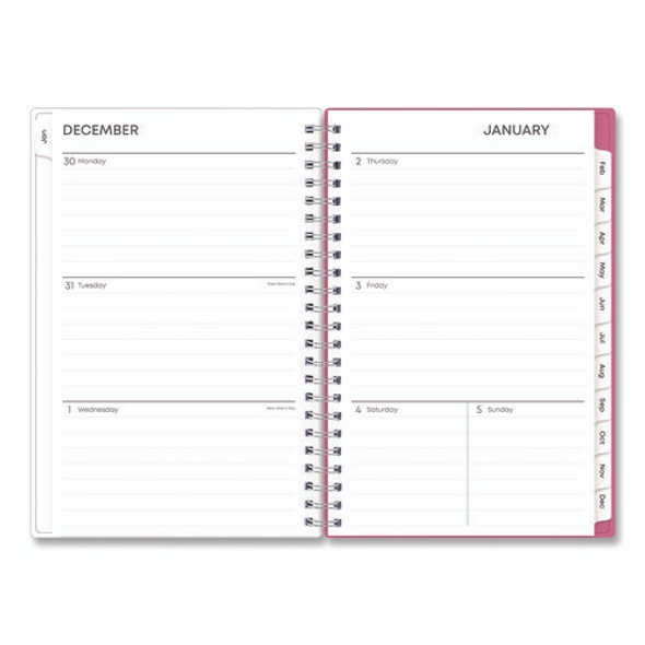 BCA Orchid Weekly/Monthly Planner, Orchids Artwork, 8 x 5, White/Pink Cover, 12-Month (Jan to Dec): 2025 BCA Orchid Weekly/Monthly Planner, Orchids Artwork, 8 x 5, White/Pink Cover, 12-Month (Jan to Dec): 2025