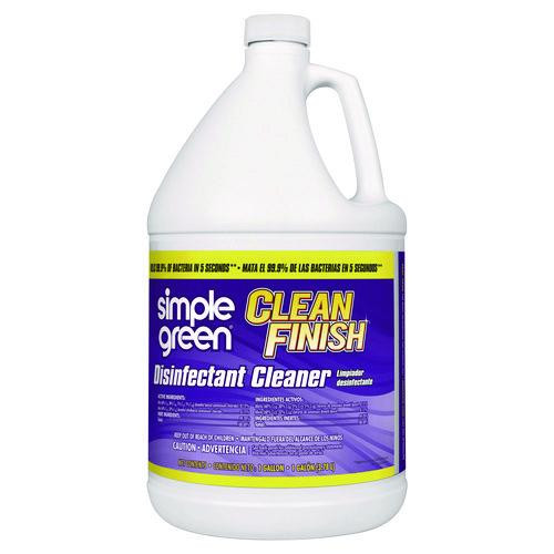 Clean Finish Disinfectant Cleaner, 1 gal Bottle, Herbal