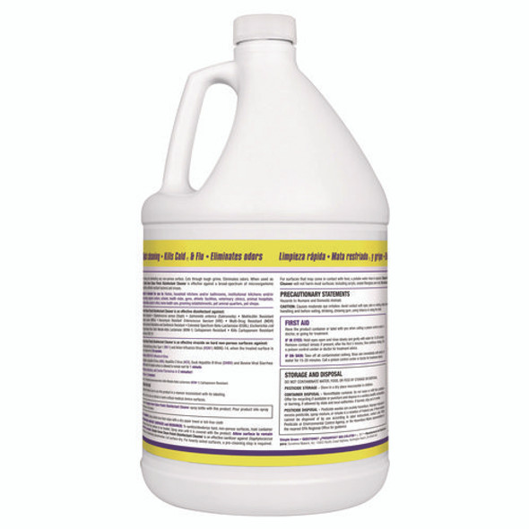 Clean Finish Disinfectant Cleaner, 1 gal Bottle, Herbal