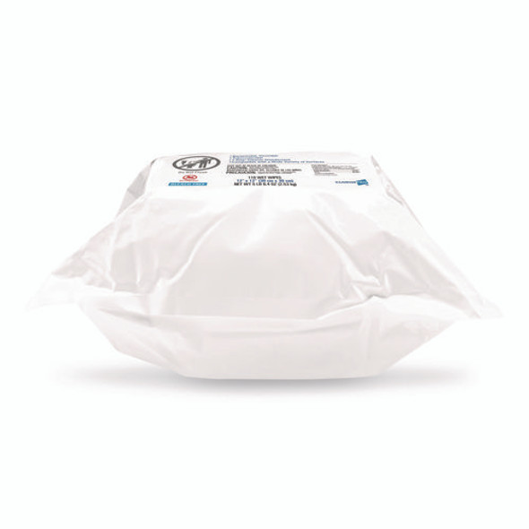 VersaSure Cleaner Disinfectant Wipes, Refill, 1-Ply, 12 x 10, Fragranced, White, 110/Pouch, 2 Pouches/Carton