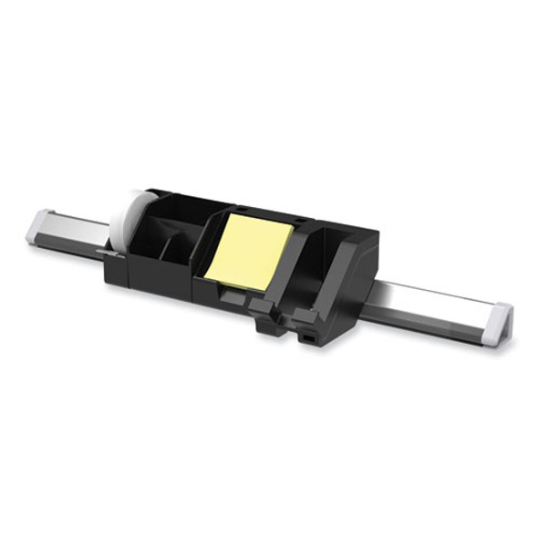 Konnect Desk Organizer and Cable Management Five-Piece Kit, Plastic, Black Konnect Desk Organizer and Cable Management Five-Piece Kit, Plastic, Black