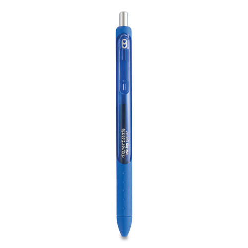 InkJoy Gel Pen, Retractable, Medium 0.7 mm, Blue Ink, Blue Barrel, Dozen