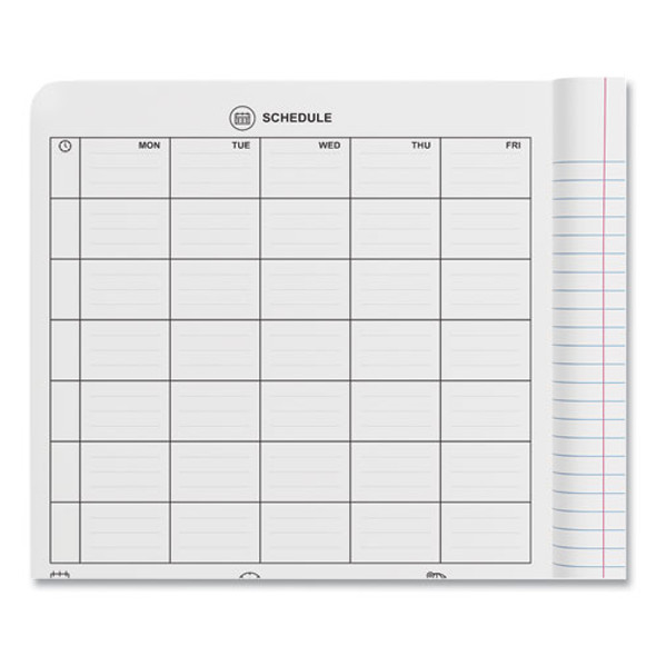 Composition Book, Wide/Legal Rule, Black Marble Cover, (100) 9.75 x 7.5 Sheets, 6/Pack