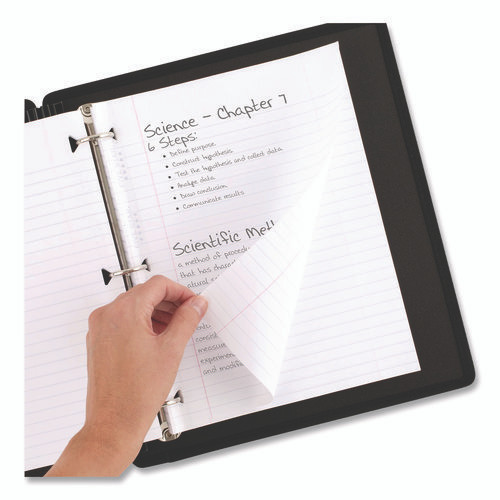 Reinforced Filler Paper, 3-Hole, 8 x 10.5, Wide/Legal Rule, 80/Pack