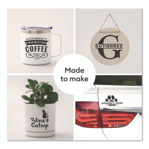 Premium Permanent Vinyl, 12 x 48, Black