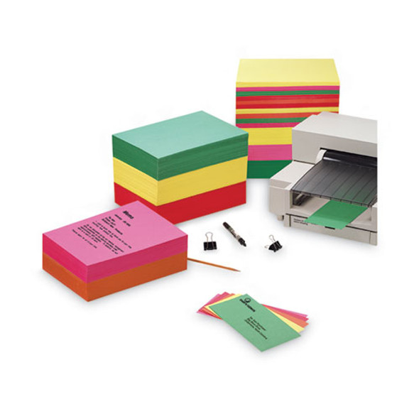 Array Colored Bond Paper, 24 lb Bond Weight, 8.5 x 11, Assorted Bright Colors, 500/Ream