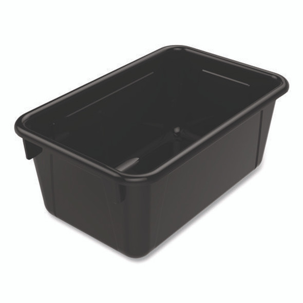 Cubby Bin, Neutral Tones 1.8 gal, 7.8" x 12.09" x 5.18", Black, 5/Pack