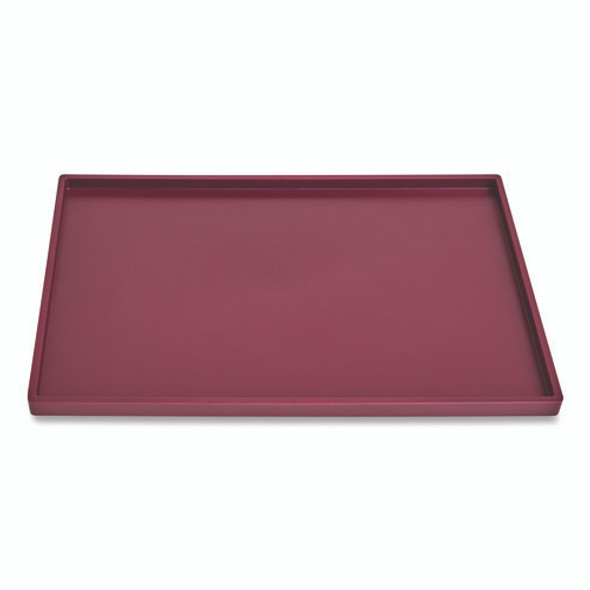 Slim Stackable Plastic Tray, 6.85 x 9.88 x 0.47, Purple