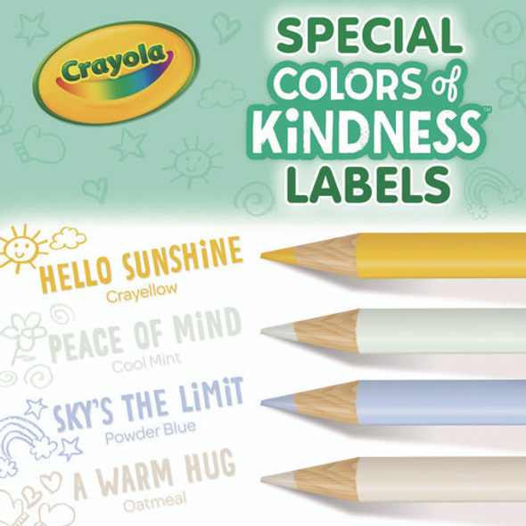 Colors of Kindness Colored Pencils, Assorted Lead and Barrel Colors, 12/Box