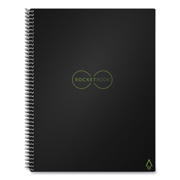 Core Smart Notebook, Dotted Rule (4 sq/in), Black Cover, (16) 11 x 8.5 Sheets