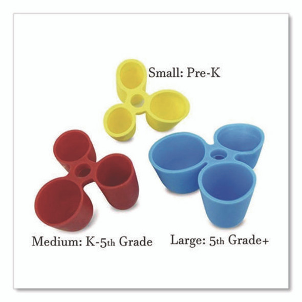 Writing C.L.A.W. Pencil Grip, Small, 1" Long, Assorted Colors, 100/Carton