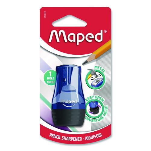 Tonic 1-Hole Canister Pencil Sharpener, 2.56 x 1.25 x 4.92, Randomly Assorted Colors