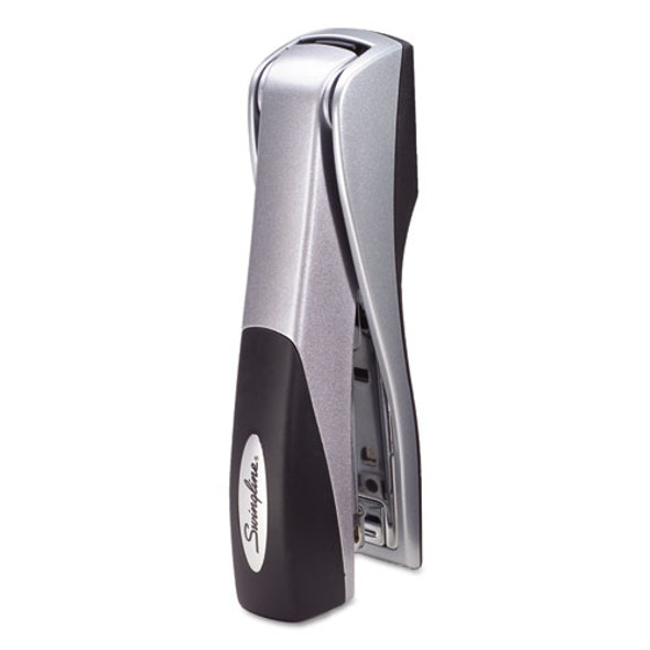 Optima Grip Full Strip Stapler, 25-Sheet Capacity, Silver Optima Grip Full Strip Stapler, 25-Sheet Capacity, Silver