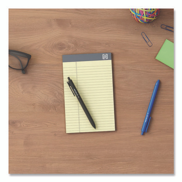 Notepads, Narrow Rule, 50 Canary-Yellow 5 x 8 Sheets, 12/Pack