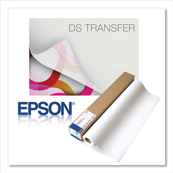 DS Transfer Production Paper Roll, 2.8 mil, 64" x 650 ft, Matte White