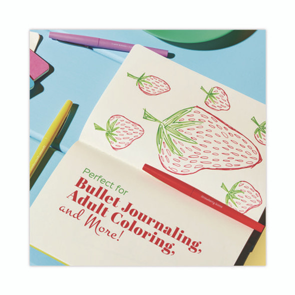 Flair Scented Felt Tip Porous Point Pen, Stick, Medium 0.7 mm, Sunday Brunch Scents, Assorted Ink and Barrel Colors, 6/Pack Flair Scented Felt Tip Porous Point Pen, Stick, Medium 0.7 mm, Sunday Brunch Scents, Assorted Ink and Barrel Colors, 6/Pack