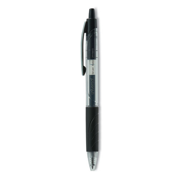 Comfort Grip Gel Pen, Retractable, Medium 0.7 mm, Black Ink, Clear/Black Barrel, 36/Pack Comfort Grip Gel Pen, Retractable, Medium 0.7 mm, Black Ink, Clear/Black Barrel, 36/Pack