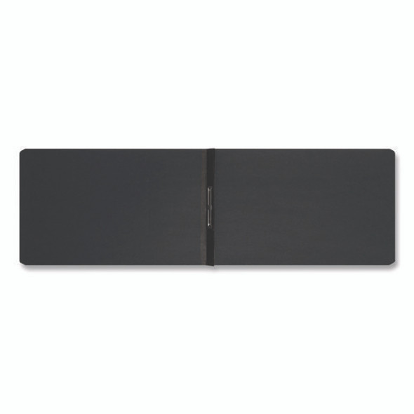 Prong Fastener Premium Pressboard Report Cover, Two-Piece Prong Fastener, 3" Capacity, 8.5 x 14, Black/Black