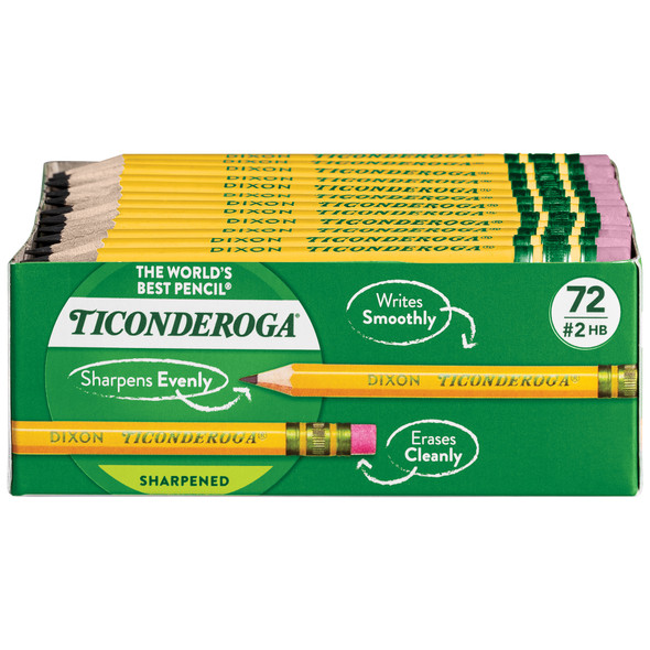 Golf Pencils with Eraser, Box of 72 Golf Pencils with Eraser, Box of 72