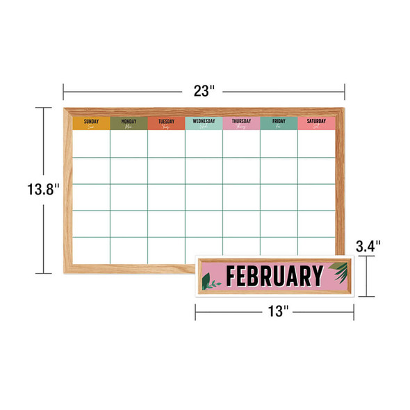 Grow Together Calendar Bulletin Board Set, 2 Sets Grow Together Calendar Bulletin Board Set, 2 Sets