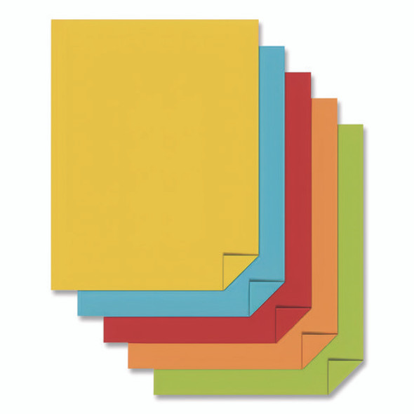 Color Paper, 24 lb Bond Weight, 8.5 x 11, Assorted Everyday Colors, 500/Ream