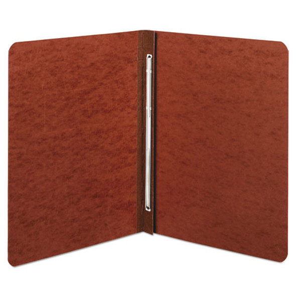 Presstex Report Cover with Tyvek Reinforced Hinge, Two-Piece Prong Fastener, 3" Capacity, 8.5 x 11, Red/Red