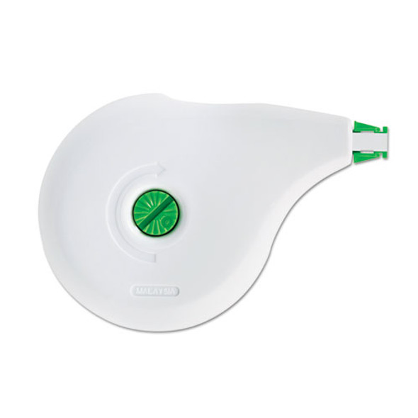 DryLine Correction Tape, Non-Refillable, Green/Purple Applicators, 0.17" x 472", 10/Pack