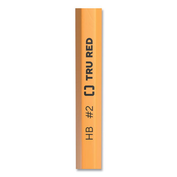 Pre-Sharpened Wooden Pencil, HB (#2), Black Lead, Yellow Barrel, 48/Pack