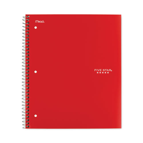 Wirebound Notebook, 5-Subject, Medium/College Rule, Randomly Assorted Cover Color, (200) 11 x 8.5 Sheets