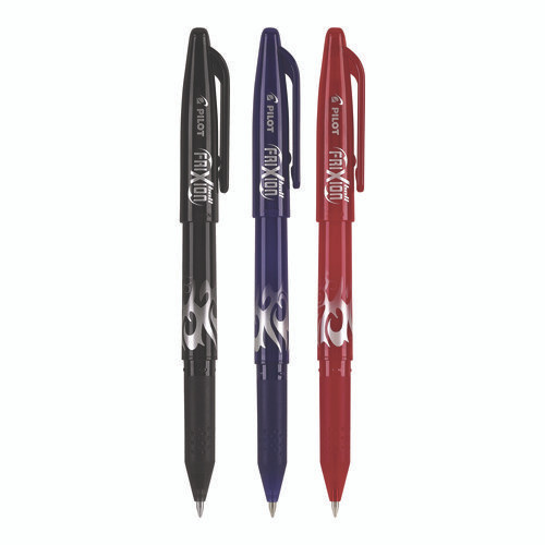 FriXion Ball Erasable Gel Pen, Stick, Fine 0.7 mm, Assorted Ink and Barrel Colors, 3/Pack