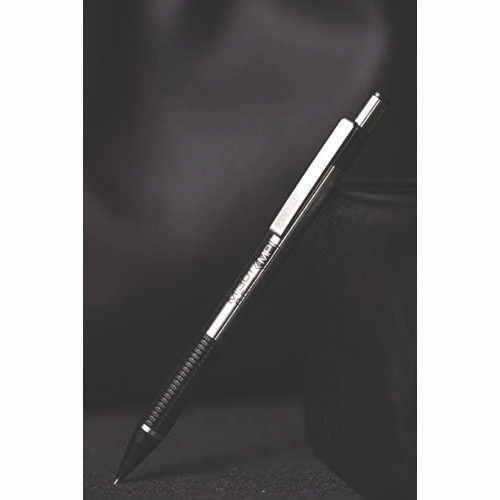 M-301 Mechanical Pencil, 0.5 mm, HB (#2), Black Lead, Silver/Black Barrel, Dozen